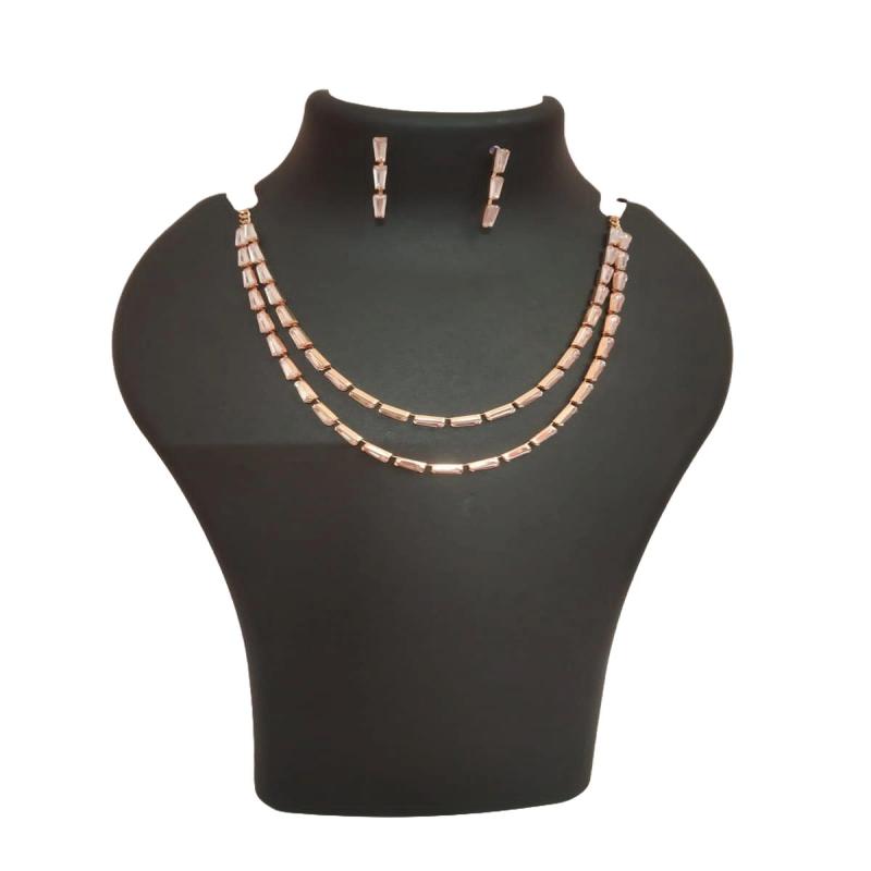 AD Stone Necklace Set